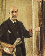 Max Liebermann Self-portrait. oil on canvas